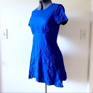 Blue Mini Skater Dress